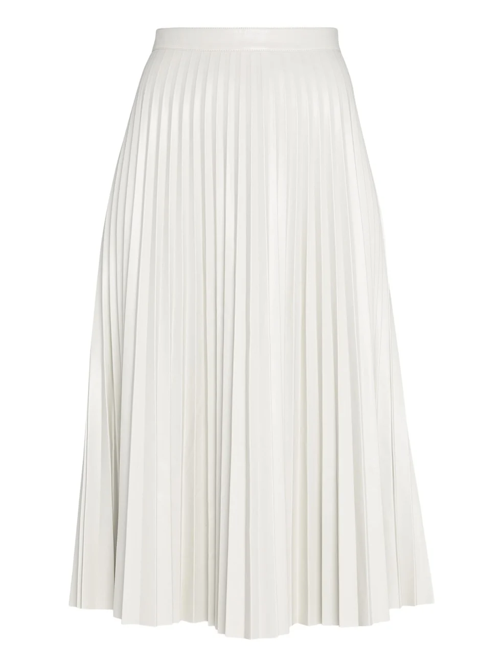 Proenza Schouler White Label Pleated Vegan Leather Midi Skirt
