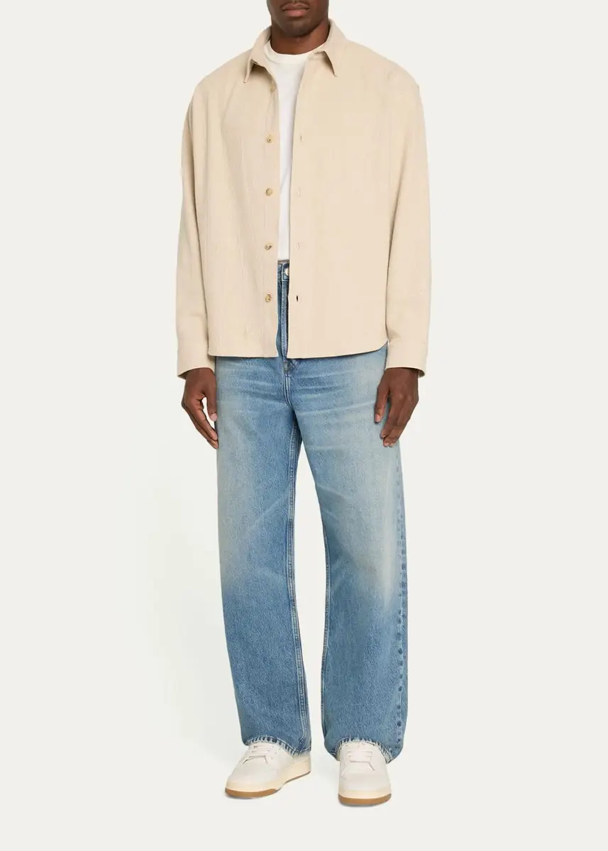 Frame Textured Cotton-Blend Shirt | Thumbnail 2 Frame Textured Cotton-Blend Shirt | Thumbnail 2