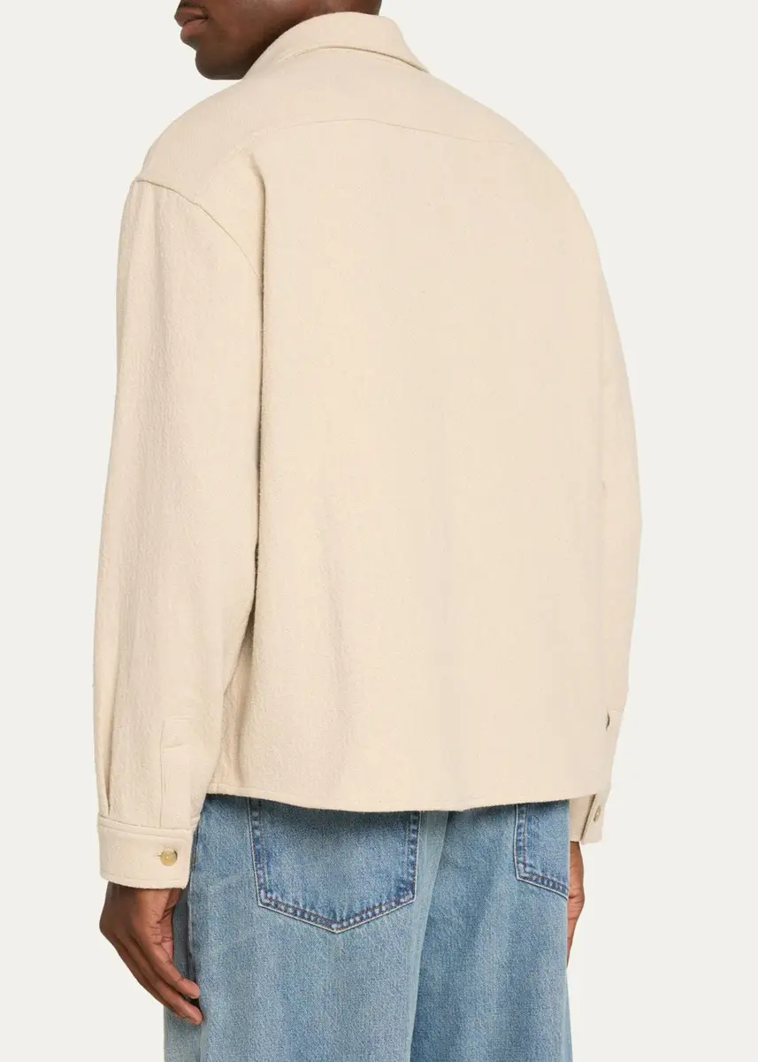 Frame Textured Cotton-Blend Shirt | Thumbnail 3 Frame Textured Cotton-Blend Shirt | Thumbnail 3