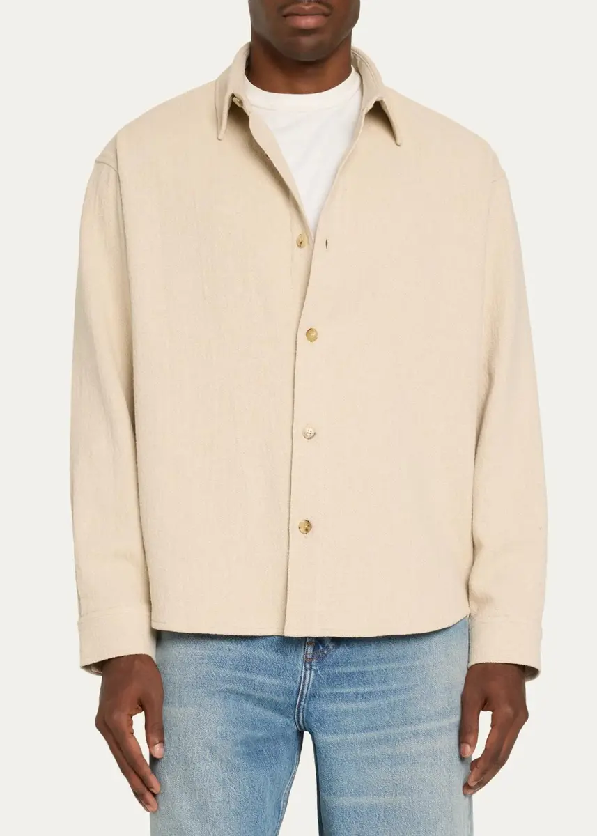 Frame Textured Cotton-Blend Shirt | Thumbnail 4 Frame Textured Cotton-Blend Shirt | Thumbnail 4