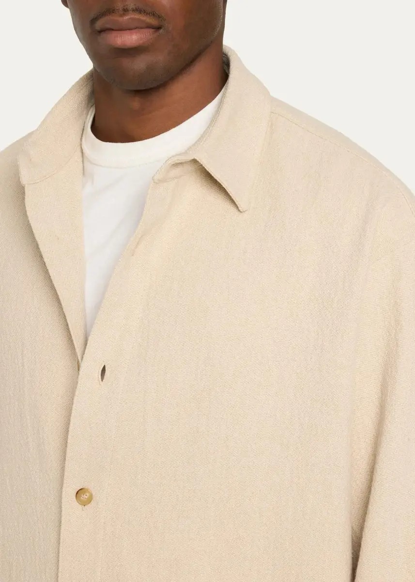 Frame Textured Cotton-Blend Shirt | Thumbnail 5 Frame Textured Cotton-Blend Shirt | Thumbnail 5