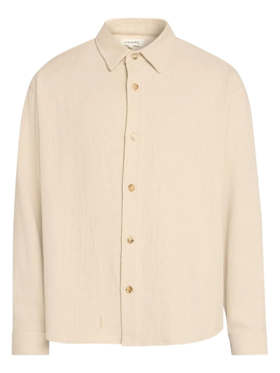 Textured Cotton-Blend Shirt