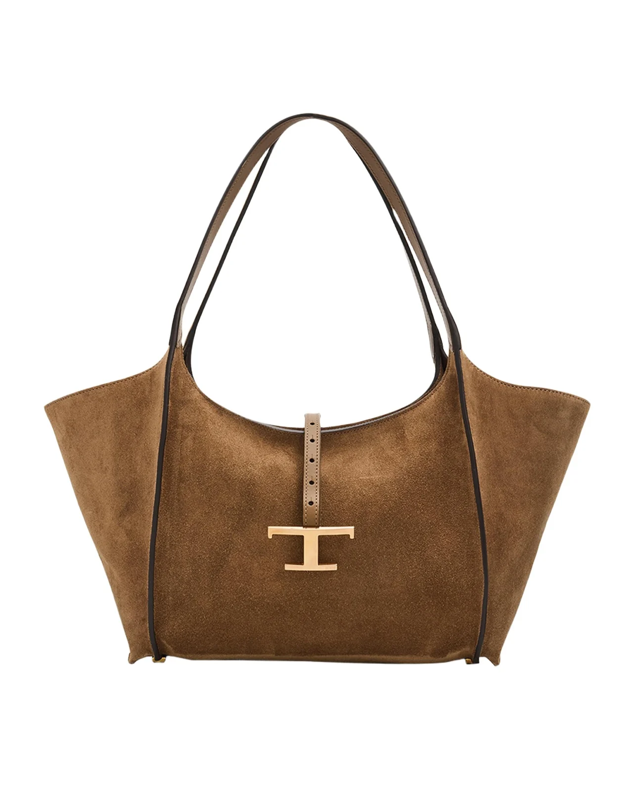T Timeless Suede Shopping Tote Bag T Timeless Suede Shopping Tote Bag