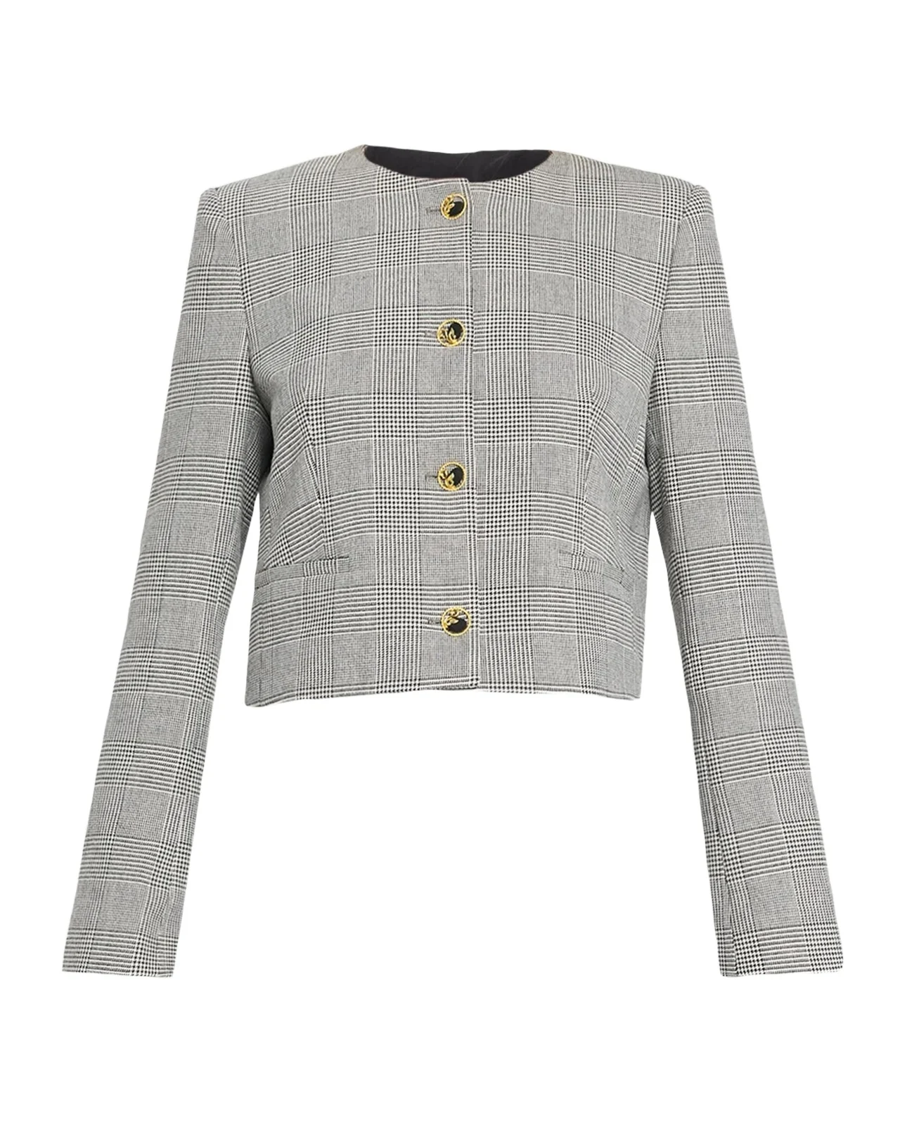Lois Glen Plaid Blazer