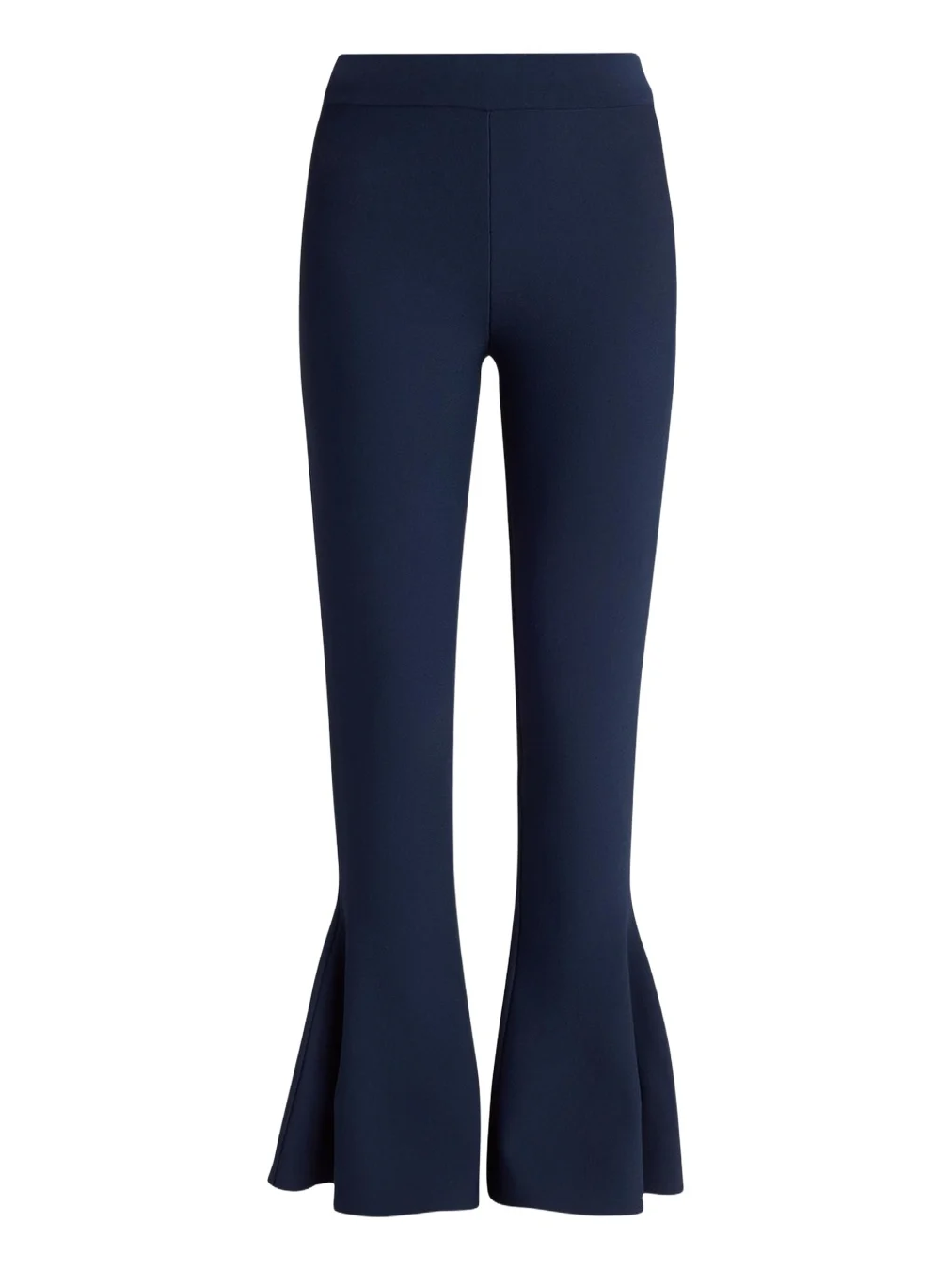 Stella McCartney Compact Knit Peplum Flare Pants