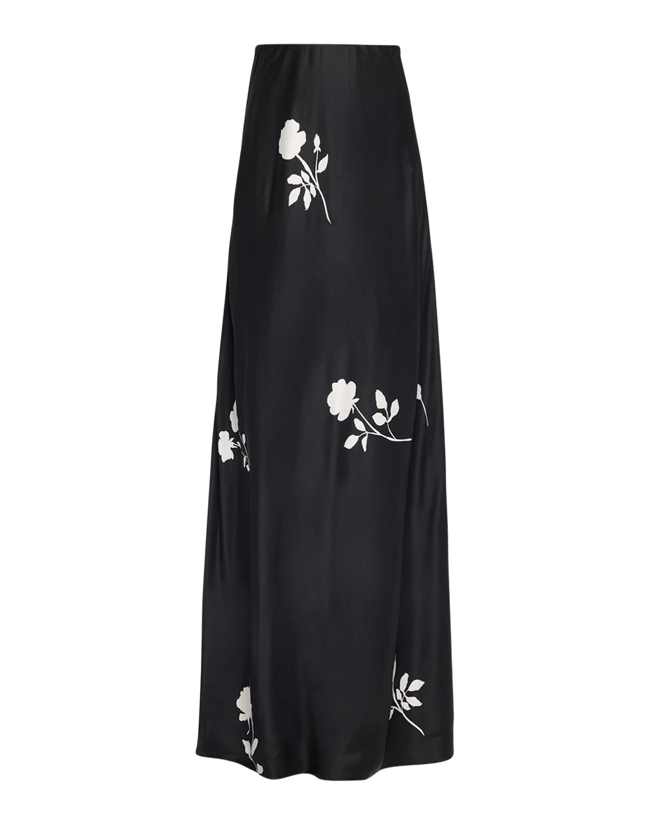 Bias-Cut Floral Maxi Skirt Bias-Cut Floral Maxi Skirt