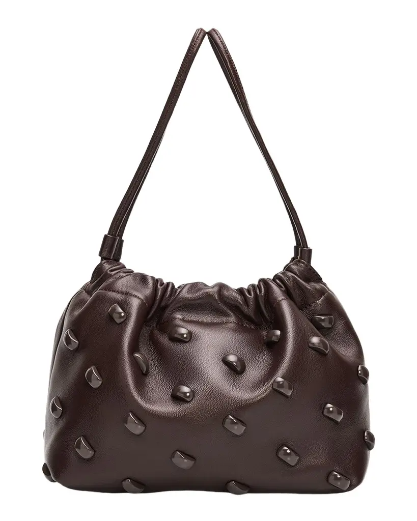 Arden Studded Leather Shoulder Bag Arden Studded Leather Shoulder Bag