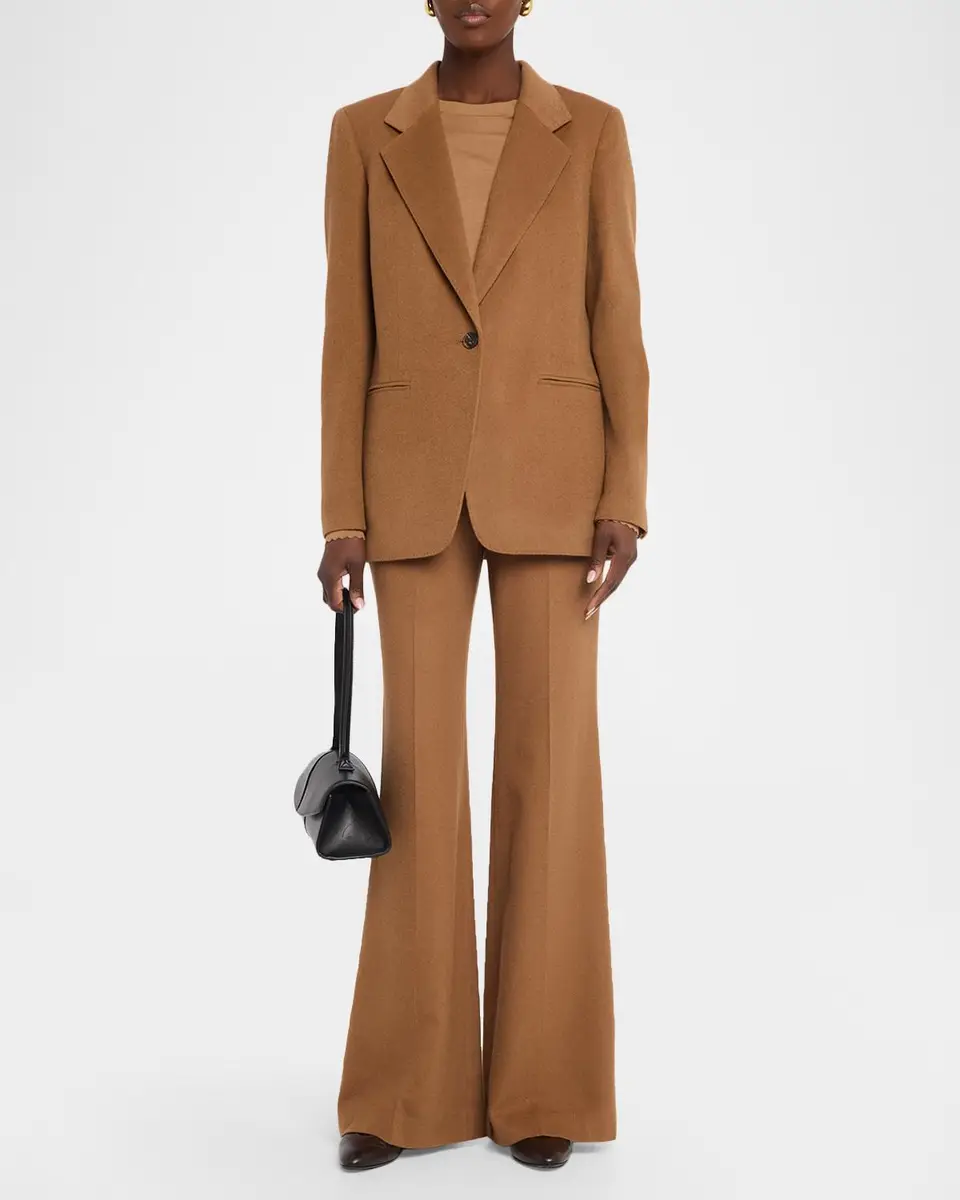 Lafayette 148 New York Lafayette Flare-Leg Camel Hair Pants | Thumbnail 2 Lafayette 148 New York Lafayette Flare-Leg Camel Hair Pants | Thumbnail 2