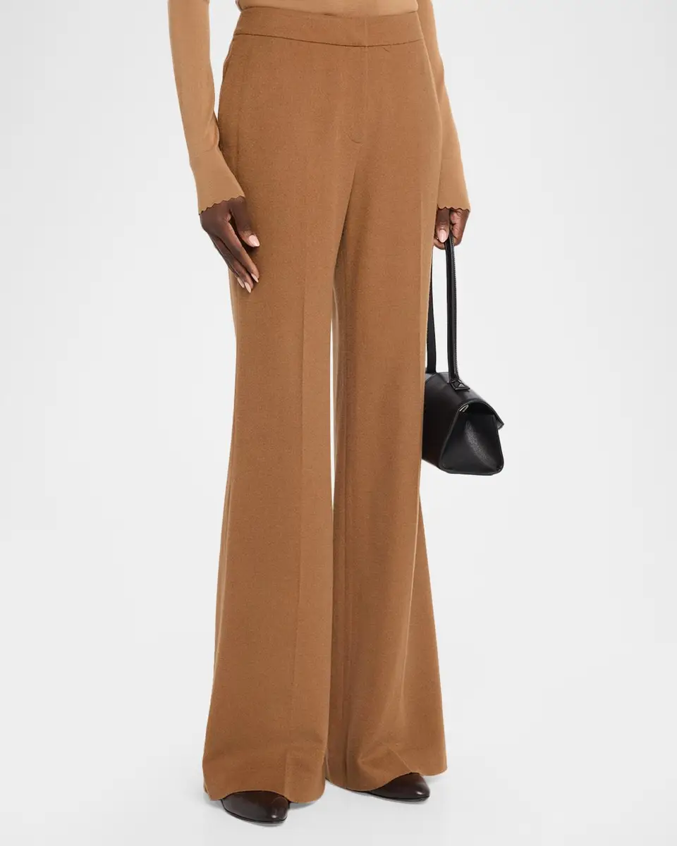 Lafayette 148 New York Lafayette Flare-Leg Camel Hair Pants | Thumbnail 4 Lafayette 148 New York Lafayette Flare-Leg Camel Hair Pants | Thumbnail 4