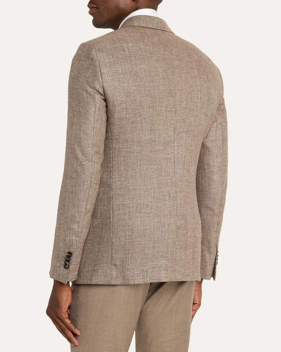 Giorgio Armani Men's George Wool & Silk Blazer | Thumbnail 3 Giorgio Armani Men's George Wool & Silk Blazer | Thumbnail 3