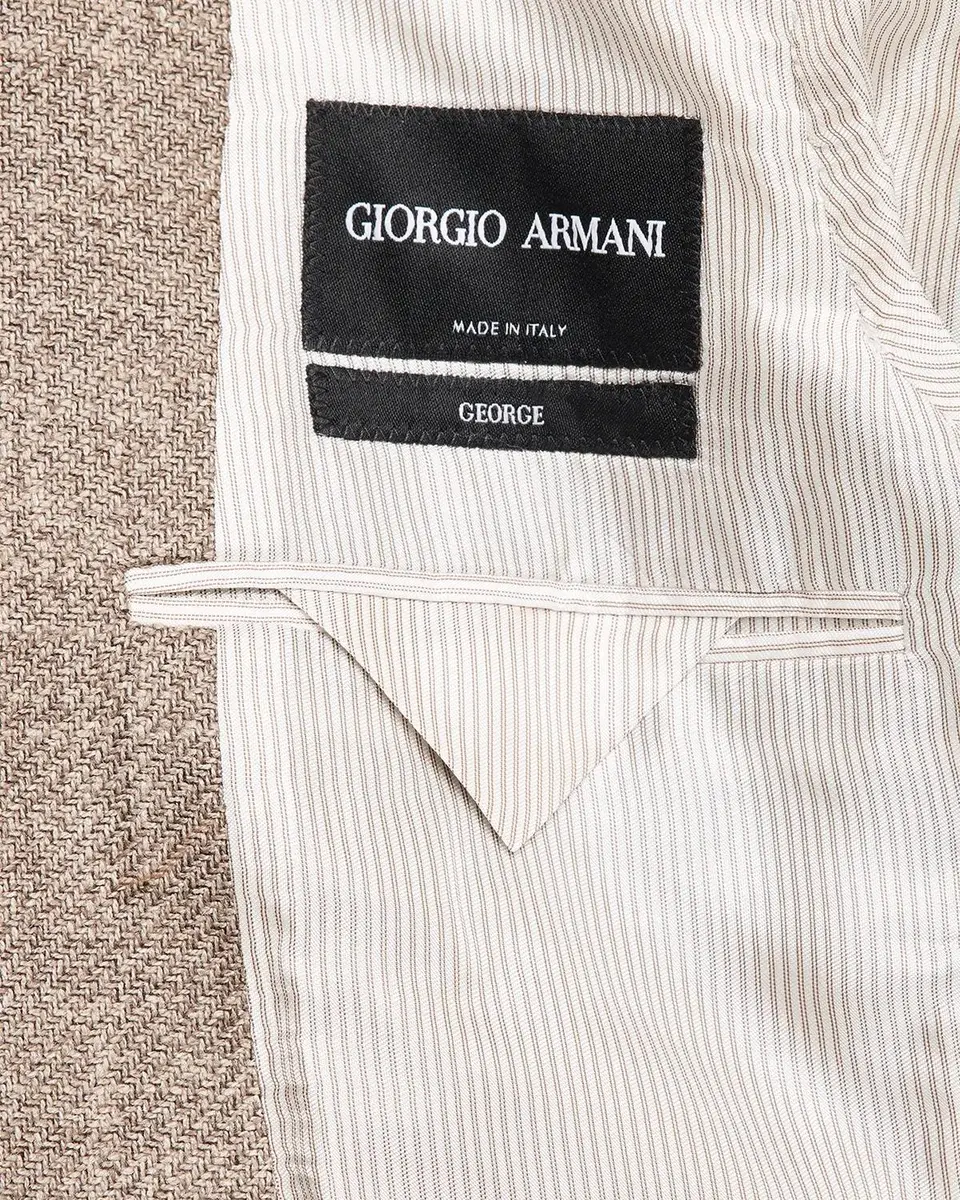 Giorgio Armani Men's George Wool & Silk Blazer | Thumbnail 6 Giorgio Armani Men's George Wool & Silk Blazer | Thumbnail 6
