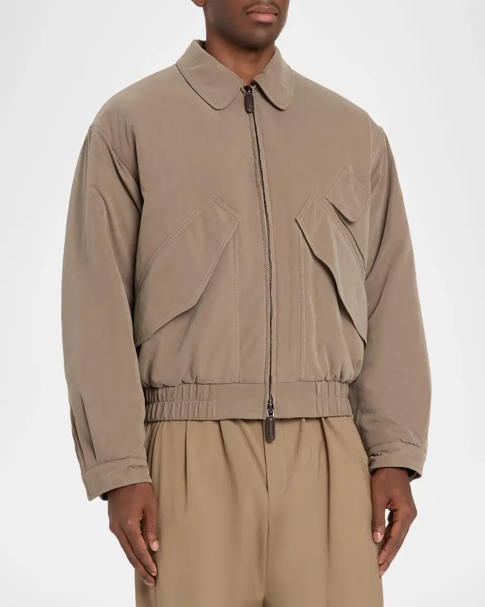 Giorgio Armani Men's Club Collar Jacket | Thumbnail 4