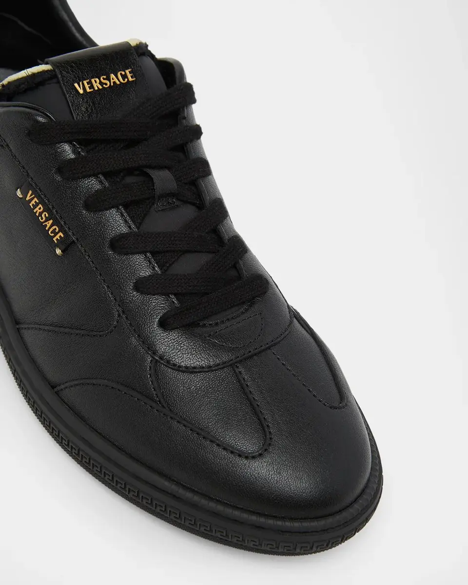 Versace Leather Low-Top Sneakers | Thumbnail 5 Versace Leather Low-Top Sneakers | Thumbnail 5