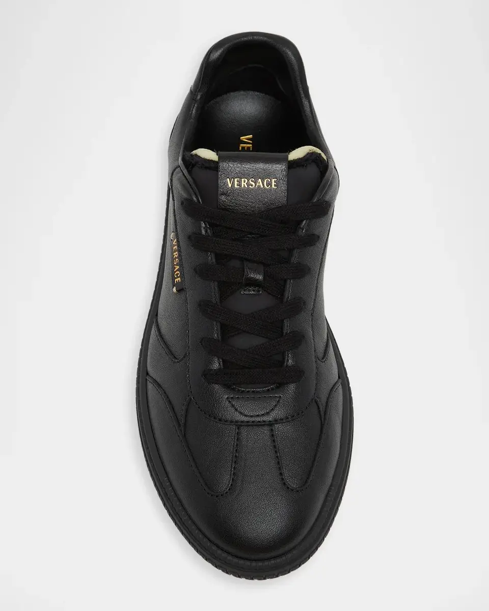 Versace Leather Low-Top Sneakers | Thumbnail 6 Versace Leather Low-Top Sneakers | Thumbnail 6