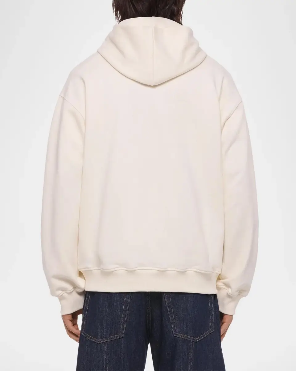 Helmut Lang Men's Logo Cotton Hoodie | Thumbnail 3 Helmut Lang Men's Logo Cotton Hoodie | Thumbnail 3