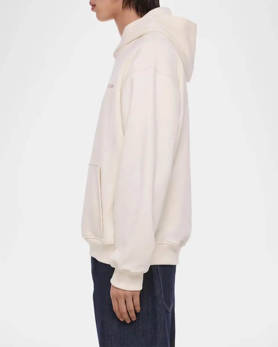 Helmut Lang Men's Logo Cotton Hoodie | Thumbnail 6 Helmut Lang Men's Logo Cotton Hoodie | Thumbnail 6