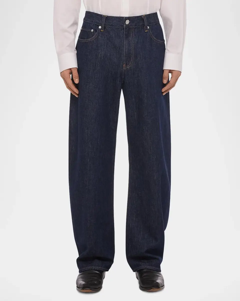 Helmut Lang Men's Saddle Dark Wash Jeans | Thumbnail 4 Helmut Lang Men's Saddle Dark Wash Jeans | Thumbnail 4