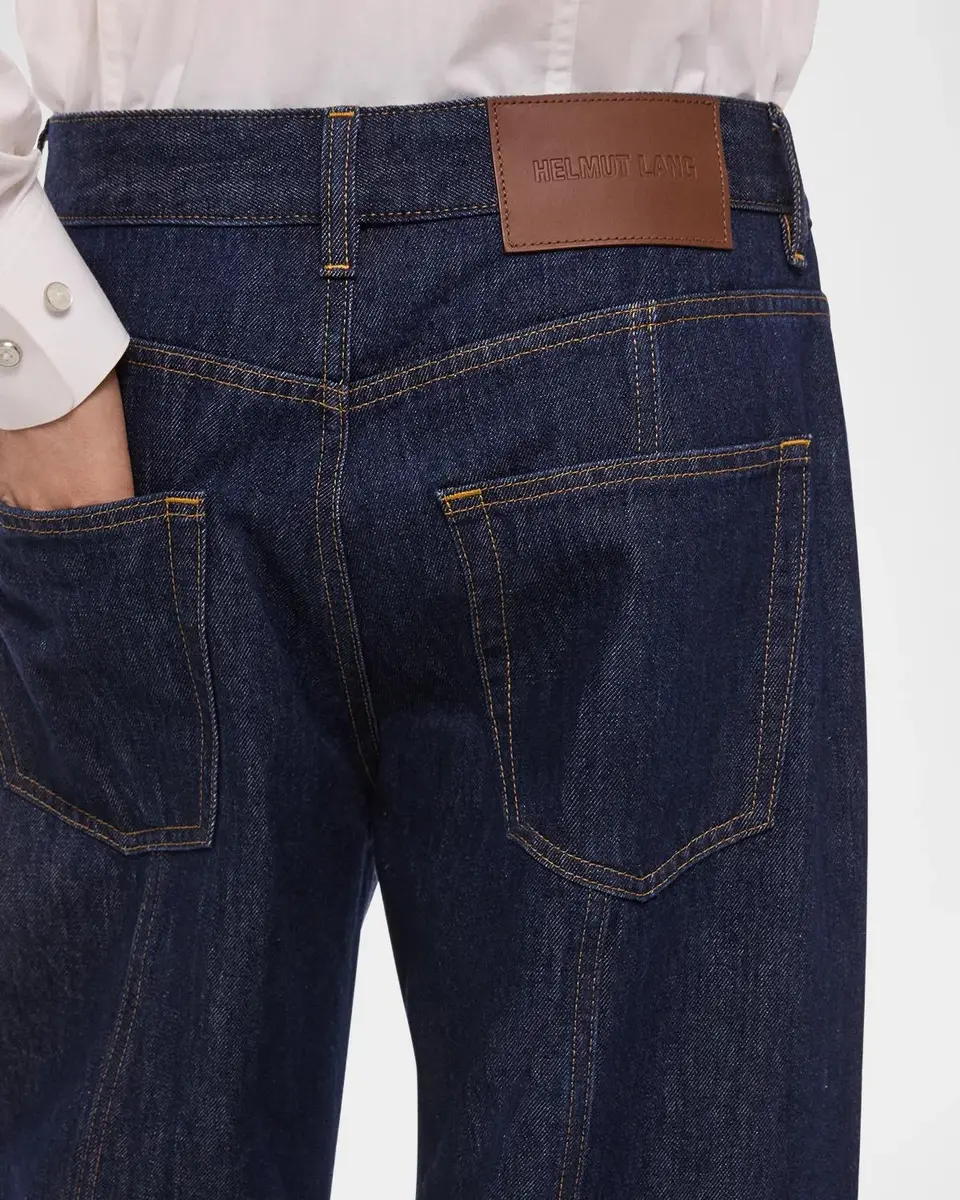 Helmut Lang Men's Saddle Dark Wash Jeans | Thumbnail 5 Helmut Lang Men's Saddle Dark Wash Jeans | Thumbnail 5
