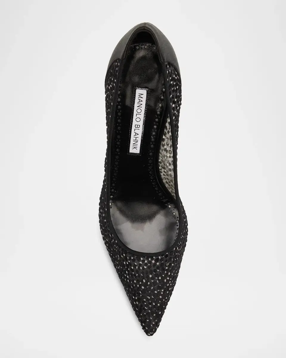 Manolo Blahnik 90mm BBLA Dot Mesh Pumps | Thumbnail 4 Manolo Blahnik 90mm BBLA Dot Mesh Pumps | Thumbnail 4