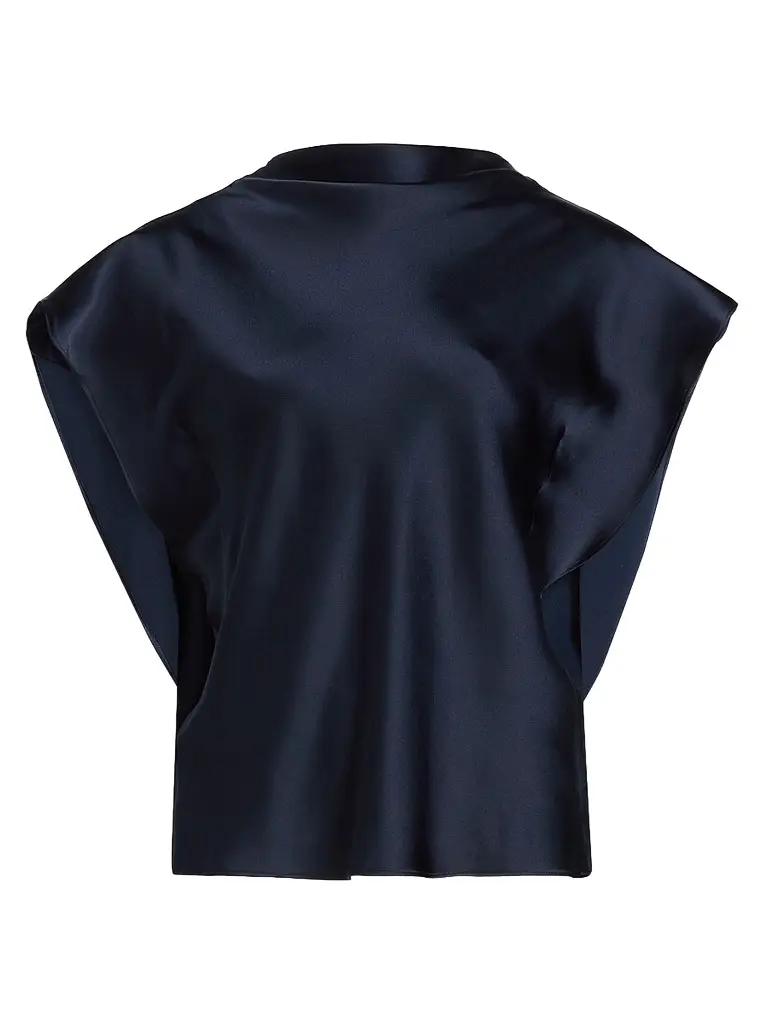 TANYA TAYLOR Women's Adrien Satin Crepe Top
