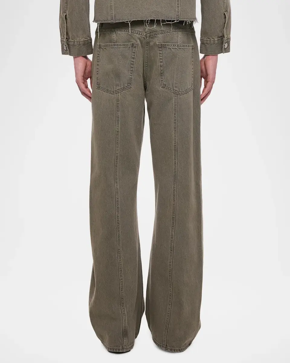 Helmut Lang Men's Cotton Bootcut Jeans | Thumbnail 3 Helmut Lang Men's Cotton Bootcut Jeans | Thumbnail 3