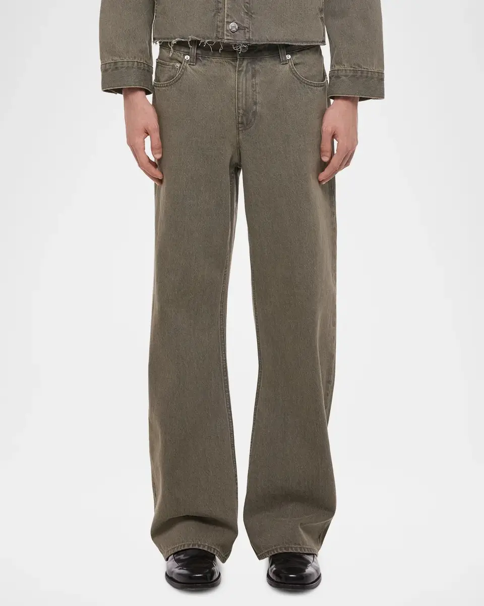 Helmut Lang Men's Cotton Bootcut Jeans | Thumbnail 4 Helmut Lang Men's Cotton Bootcut Jeans | Thumbnail 4