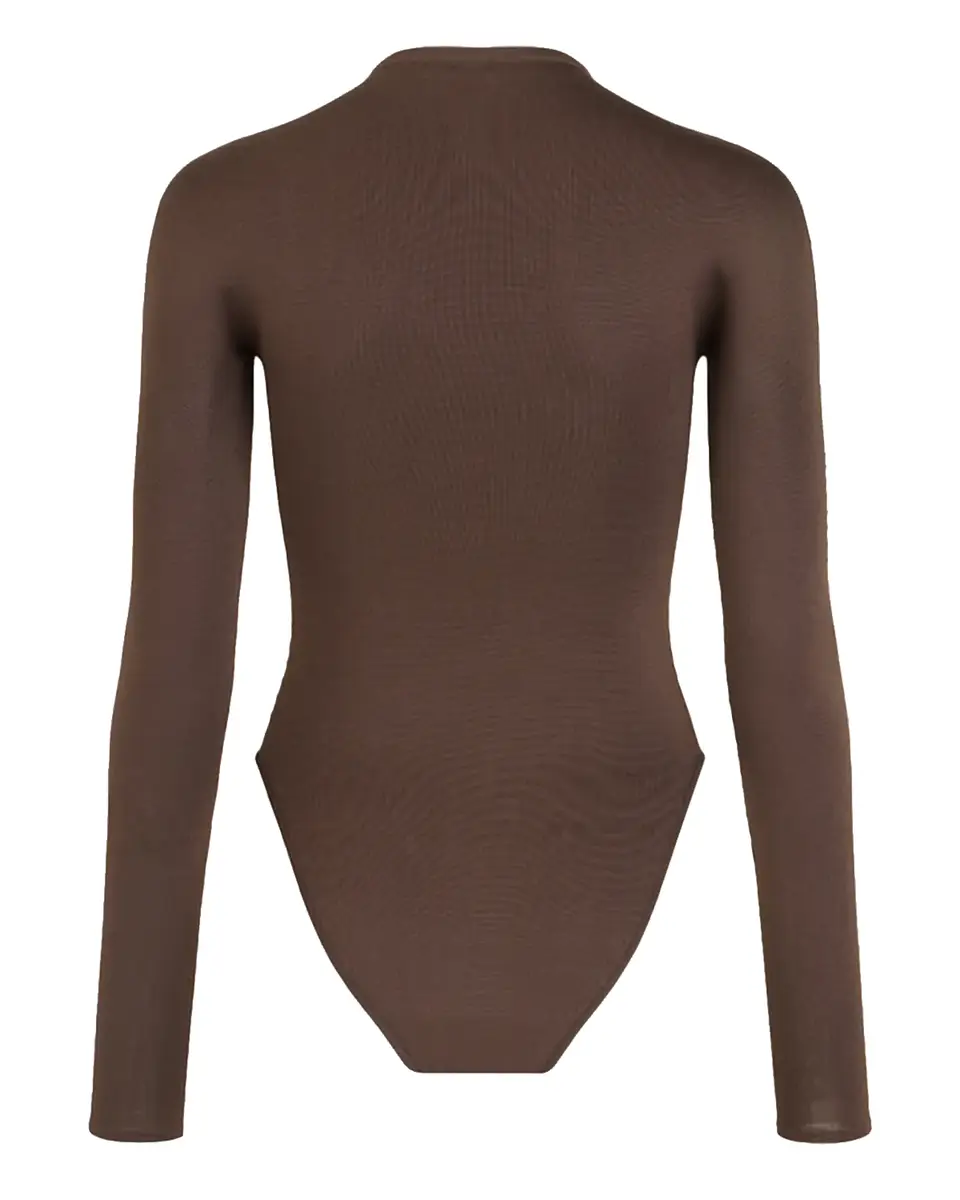 Alaïa Semi-Sheer Mock-Neck Bodysuit | Thumbnail 2 Alaïa Semi-Sheer Mock-Neck Bodysuit | Thumbnail 2