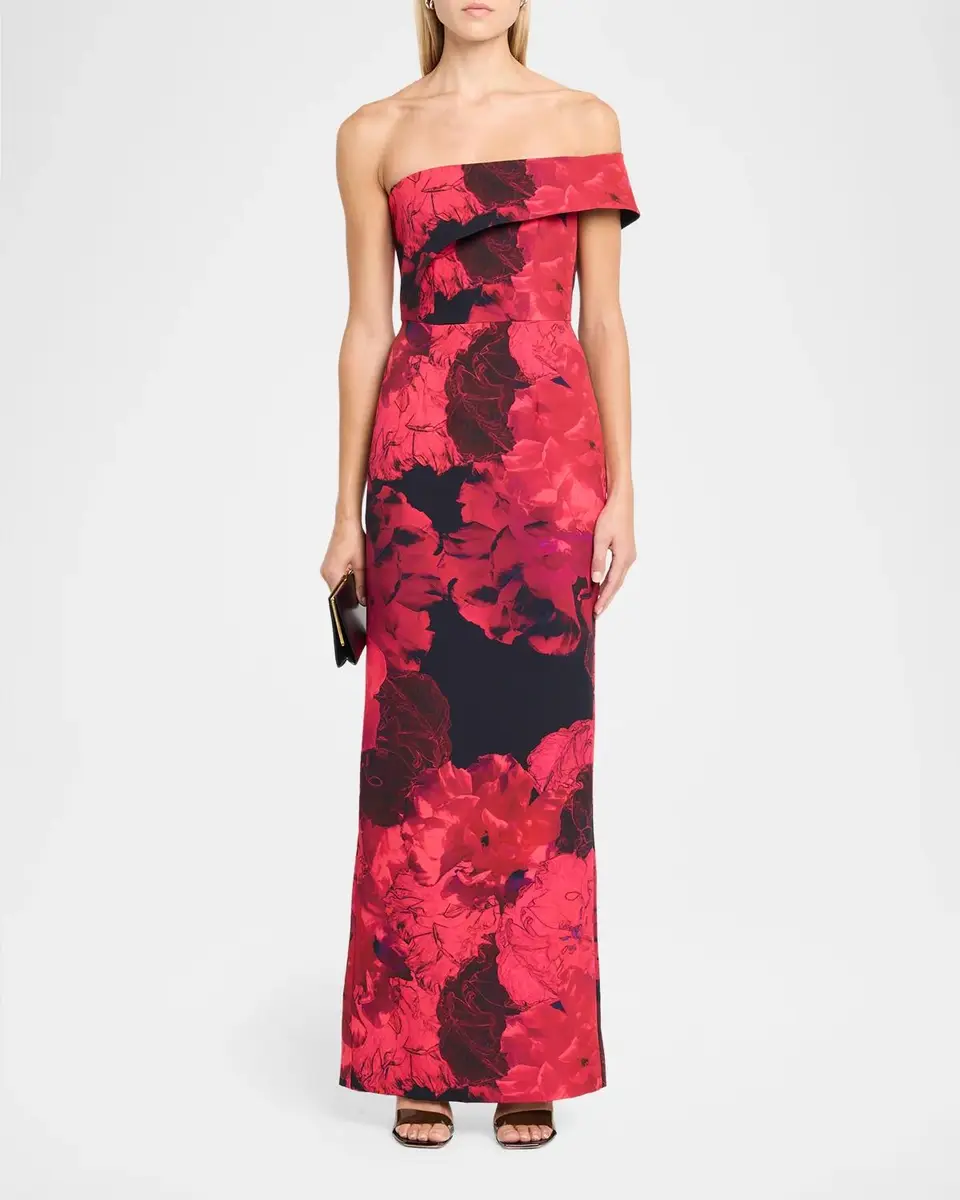 BLACK HALO Florin One-Shoulder Maxi Dress | Thumbnail 2 BLACK HALO Florin One-Shoulder Maxi Dress | Thumbnail 2