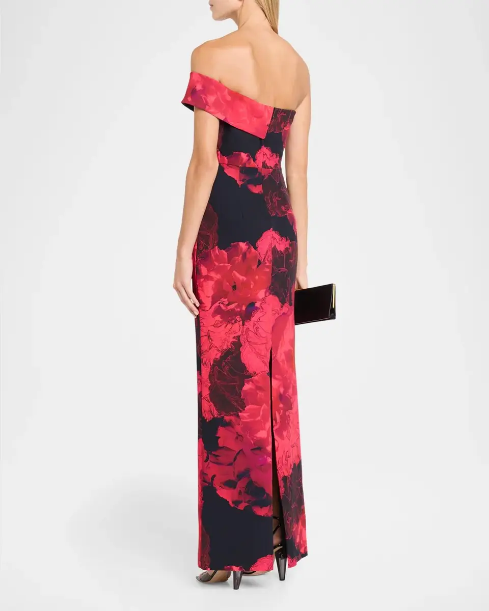 BLACK HALO Florin One-Shoulder Maxi Dress | Thumbnail 3 BLACK HALO Florin One-Shoulder Maxi Dress | Thumbnail 3