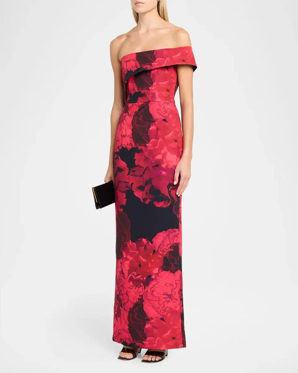 BLACK HALO Florin One-Shoulder Maxi Dress | Thumbnail 4 BLACK HALO Florin One-Shoulder Maxi Dress | Thumbnail 4