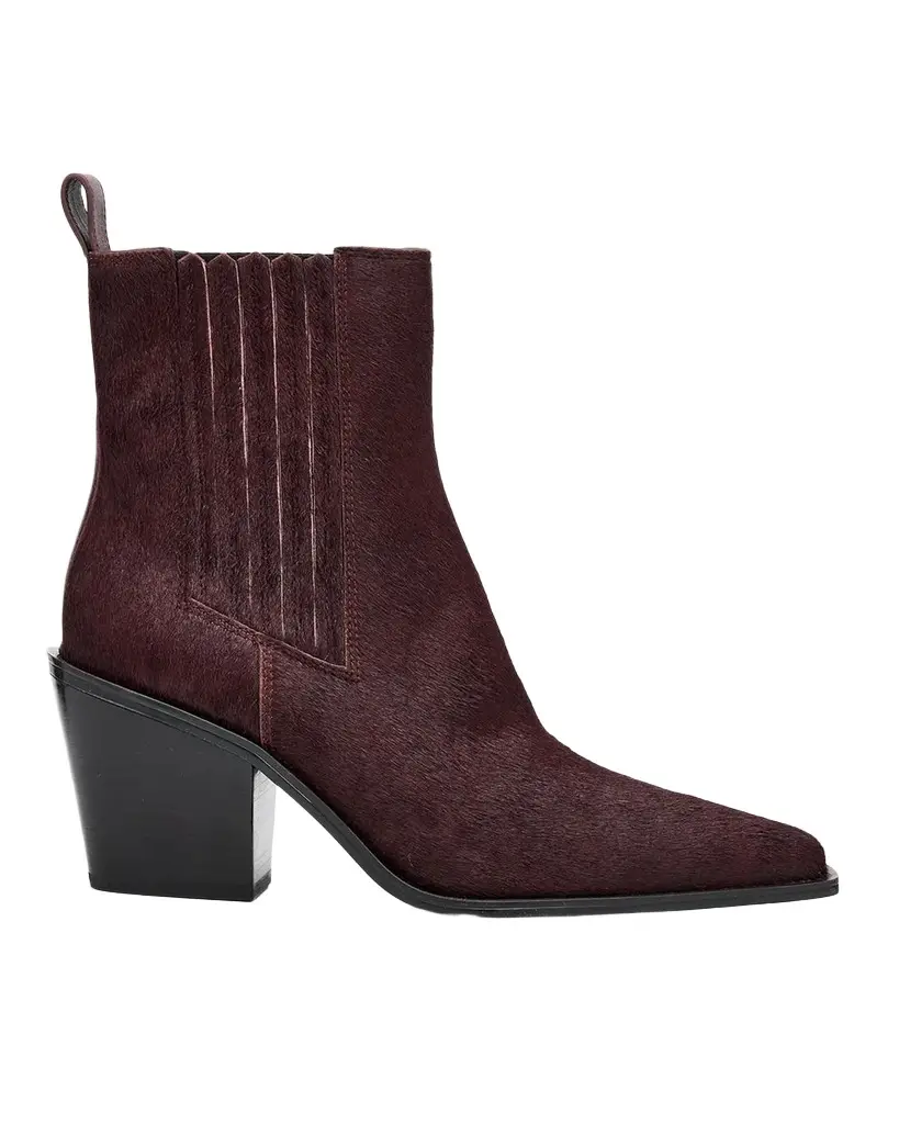 rag & bone 75mm Newbury Leopard Calf Hair Chelsea Boots