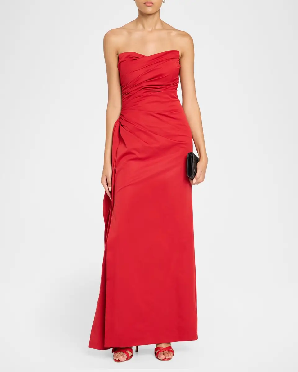 As It May Tiphanie Strapless Draped Faille Gown | Thumbnail 2 As It May Tiphanie Strapless Draped Faille Gown | Thumbnail 2
