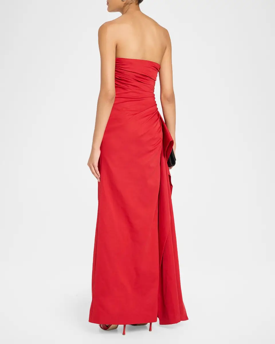 As It May Tiphanie Strapless Draped Faille Gown | Thumbnail 3 As It May Tiphanie Strapless Draped Faille Gown | Thumbnail 3
