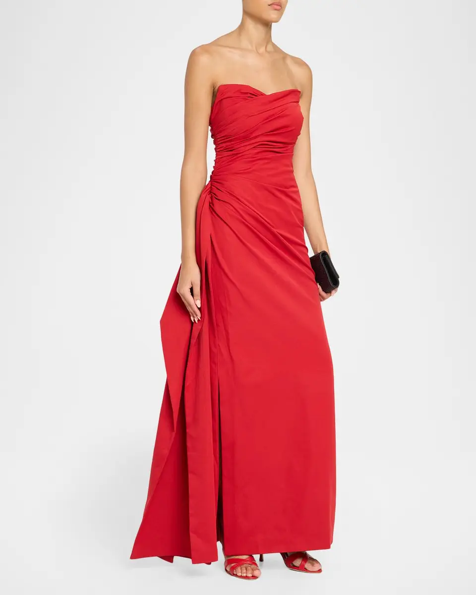 As It May Tiphanie Strapless Draped Faille Gown | Thumbnail 4 As It May Tiphanie Strapless Draped Faille Gown | Thumbnail 4