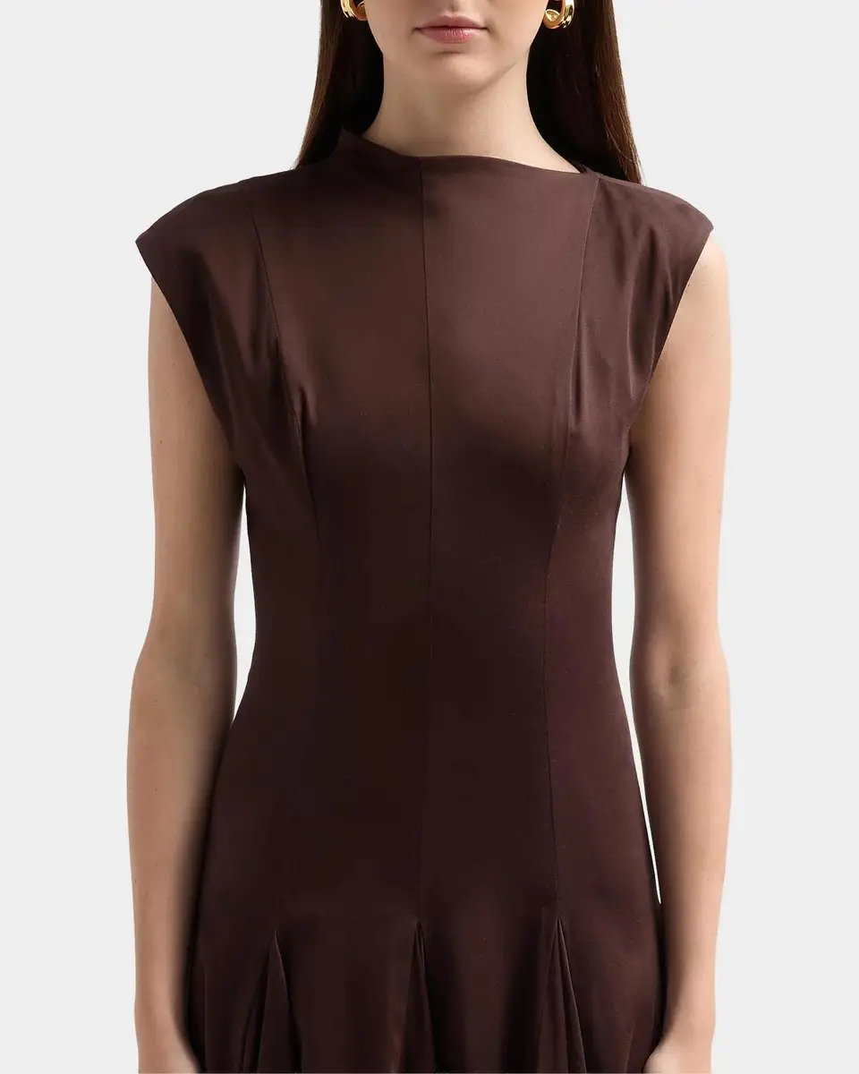 BLACK HALO Eloidie Asymmetric Midi Dress | Thumbnail 4 BLACK HALO Eloidie Asymmetric Midi Dress | Thumbnail 4