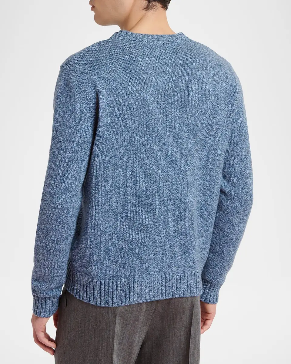 Valentino Garavani Men's Butterfly Wool Sweater | Thumbnail 3 Valentino Garavani Men's Butterfly Wool Sweater | Thumbnail 3