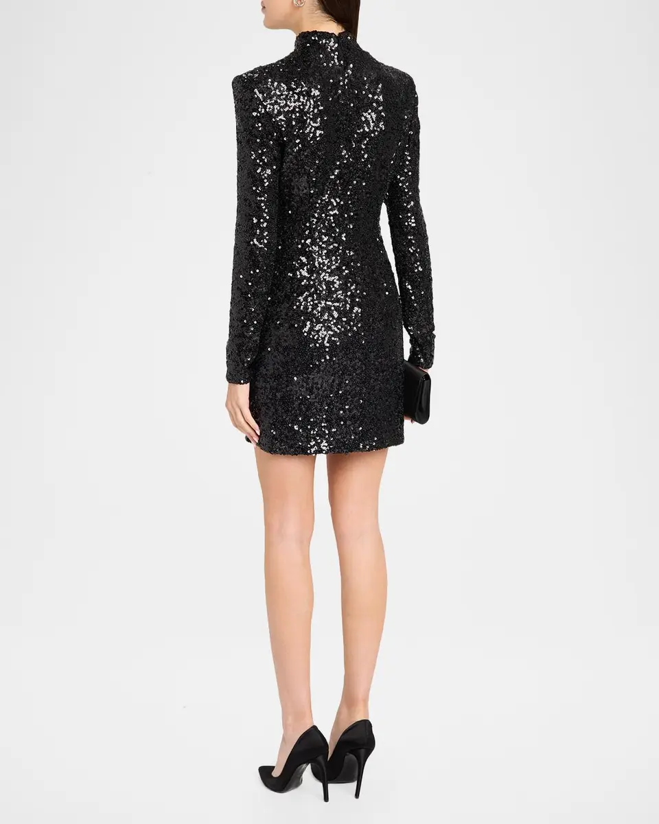 Ramy Brook Glory Sequin Mock-Neck Mini Dress | Thumbnail 3 Ramy Brook Glory Sequin Mock-Neck Mini Dress | Thumbnail 3