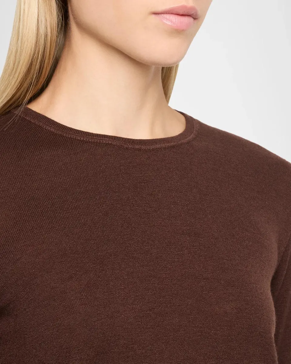 MAJESTIC FILATURES Machine Washable Cashmere Crewneck Pullover | Thumbnail 6