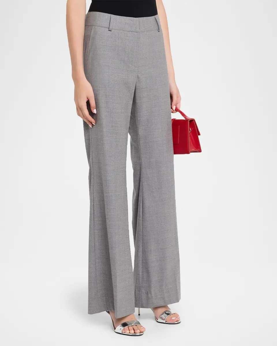 MAISON COMMON Wool Wide-Leg Trousers | Thumbnail 4