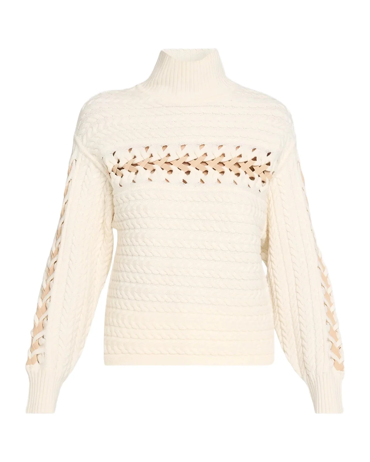 Nina Wool Threaded-Knit Sweater Nina Wool Threaded-Knit Sweater