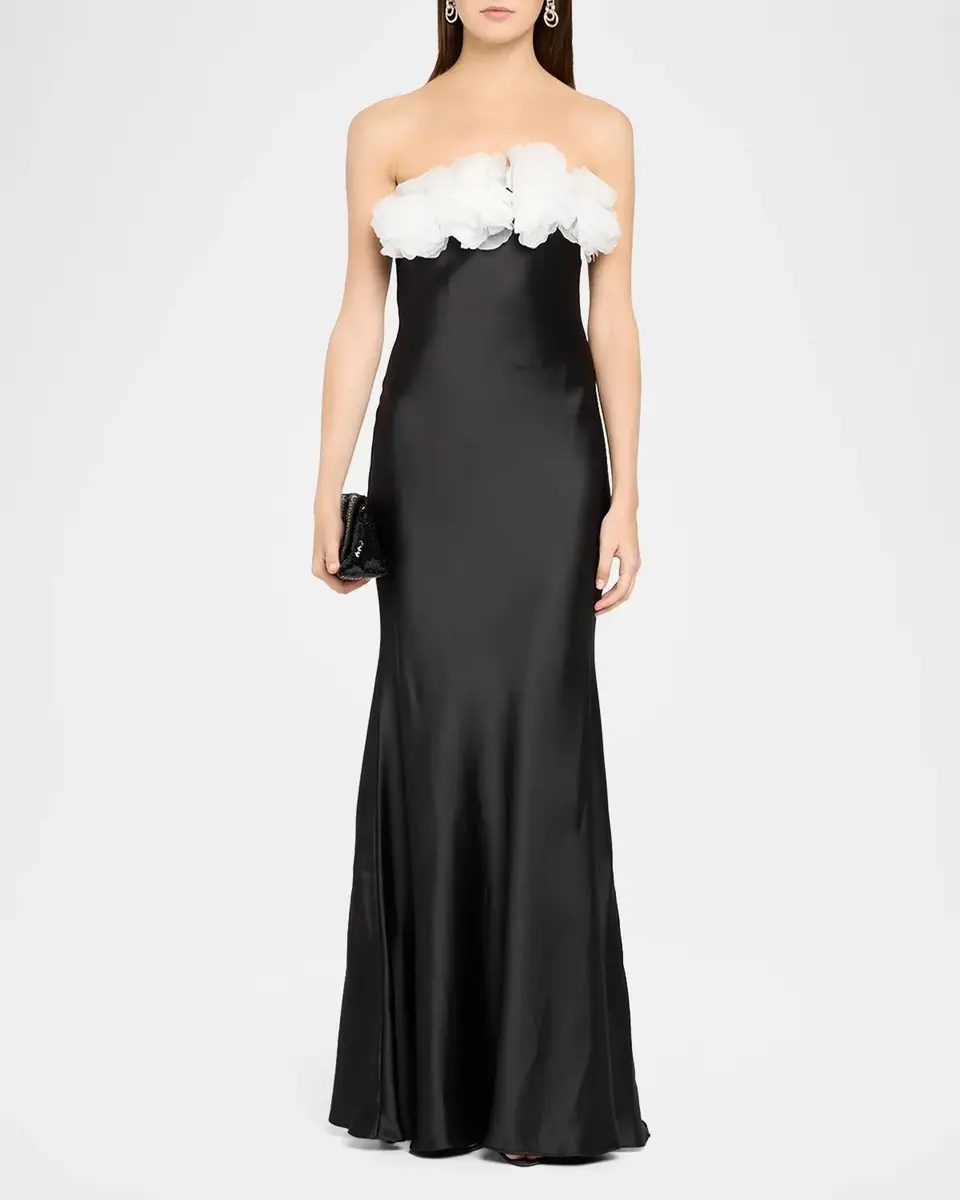 As It May Elea Rose Strapless Floral Applique Gown | Thumbnail 2 As It May Elea Rose Strapless Floral Applique Gown | Thumbnail 2