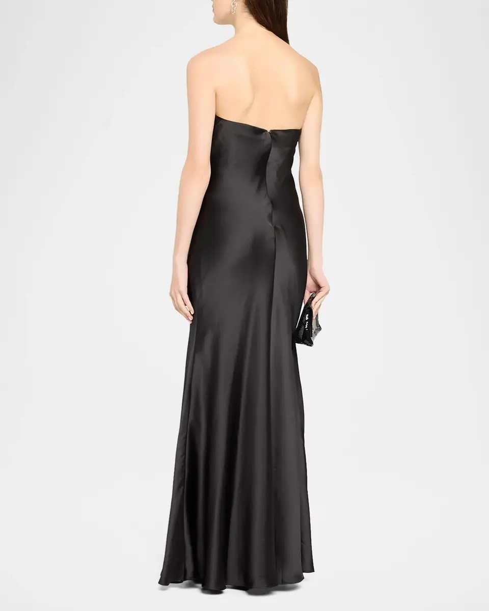As It May Elea Rose Strapless Floral Applique Gown | Thumbnail 3 As It May Elea Rose Strapless Floral Applique Gown | Thumbnail 3