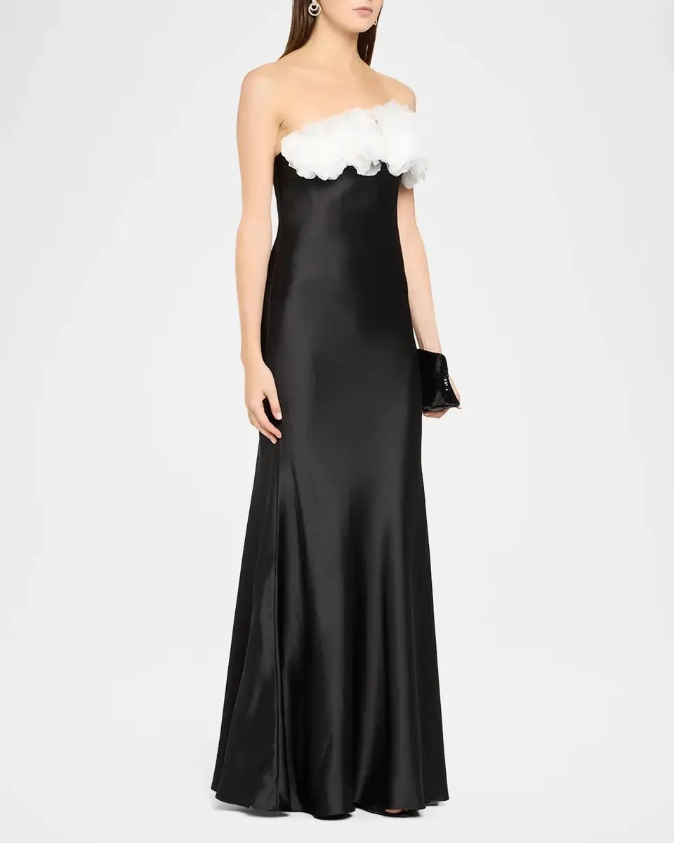 As It May Elea Rose Strapless Floral Applique Gown | Thumbnail 4 As It May Elea Rose Strapless Floral Applique Gown | Thumbnail 4