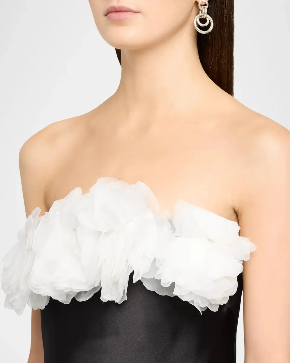 As It May Elea Rose Strapless Floral Applique Gown | Thumbnail 5 As It May Elea Rose Strapless Floral Applique Gown | Thumbnail 5