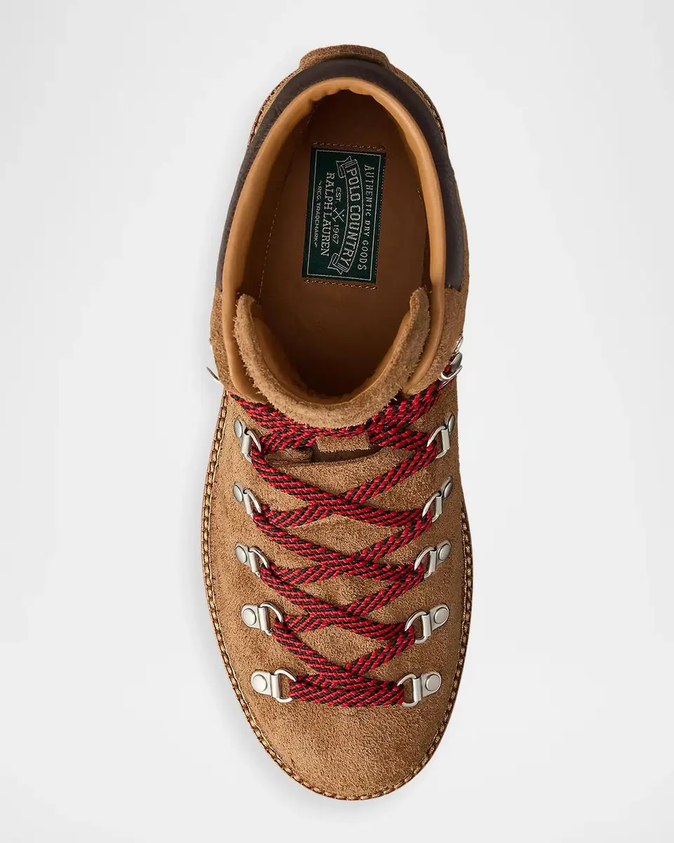 Polo Ralph Lauren Men's Alpine Suede Trail Boots | Thumbnail 3