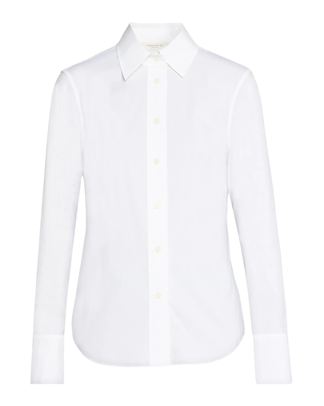 Lafayette 148 New York Slim-Fit Stretch Cotton Shirt