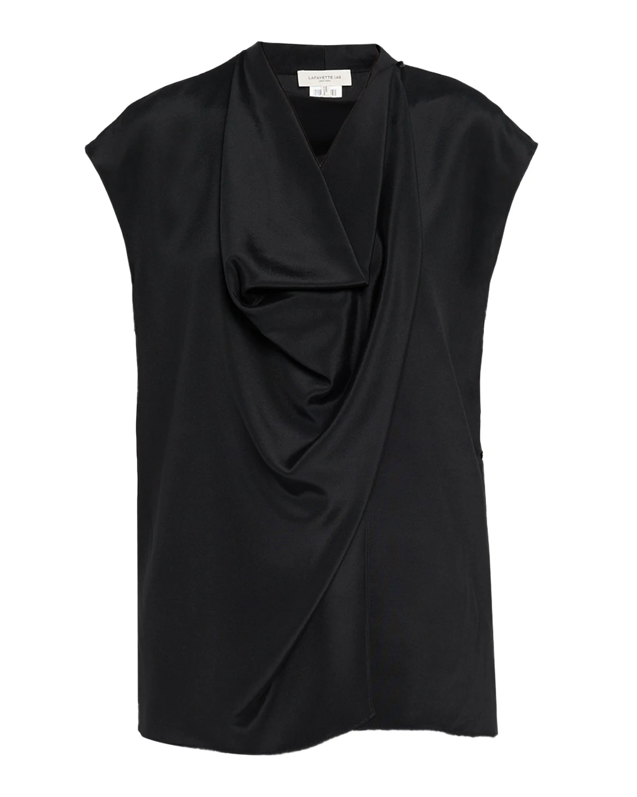 Cap-Sleeve Cowl-Neck Blouse Cap-Sleeve Cowl-Neck Blouse