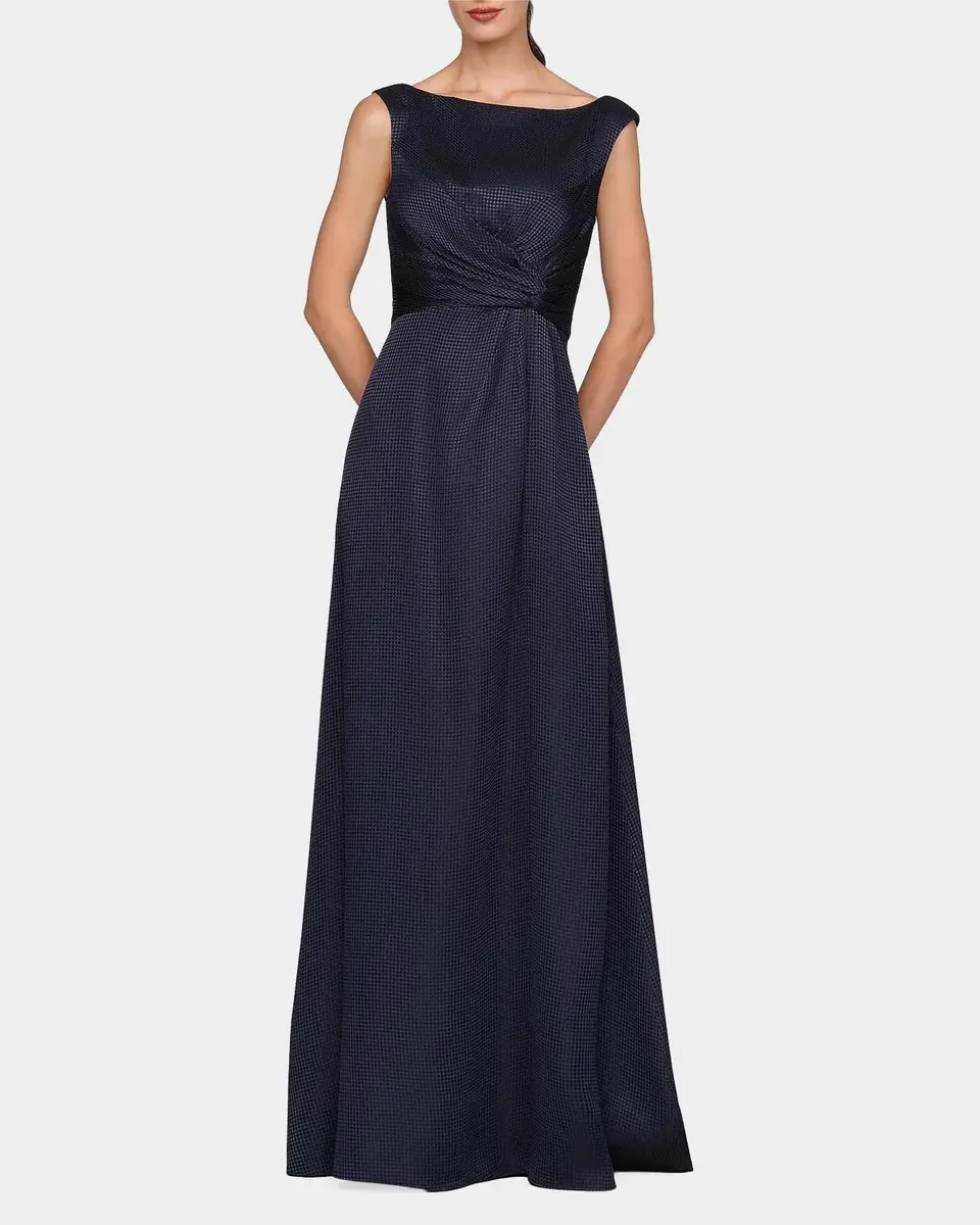 Kay Unger New York Leah Charmuse A-Line Gown | Thumbnail 2