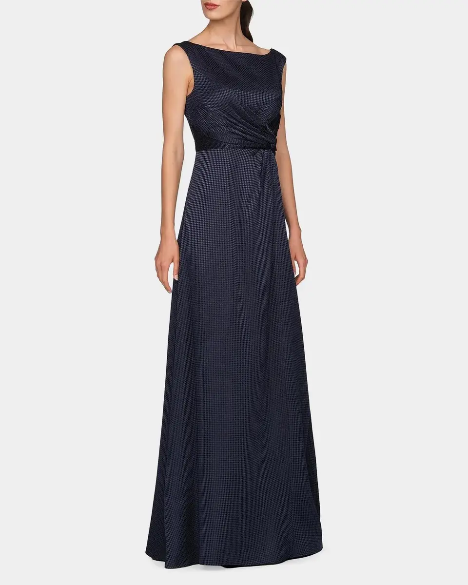 Kay Unger New York Leah Charmuse A-Line Gown | Thumbnail 4