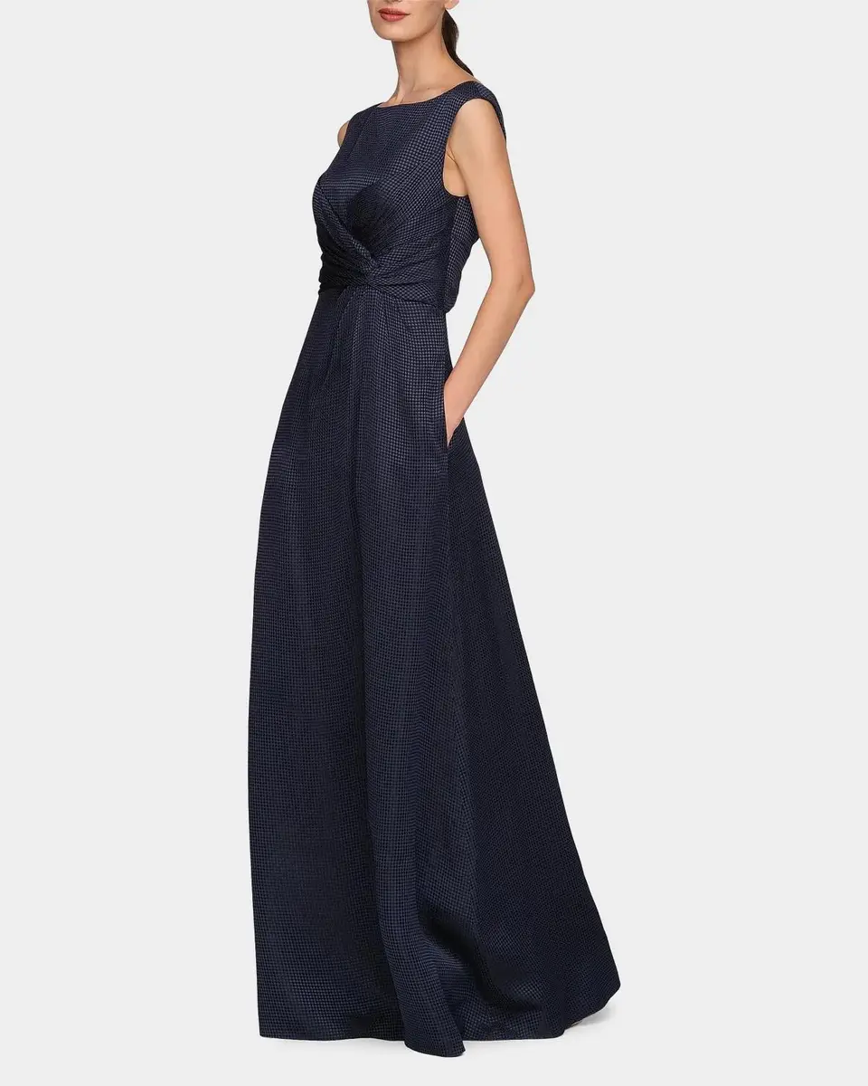 Kay Unger New York Leah Charmuse A-Line Gown | Thumbnail 6